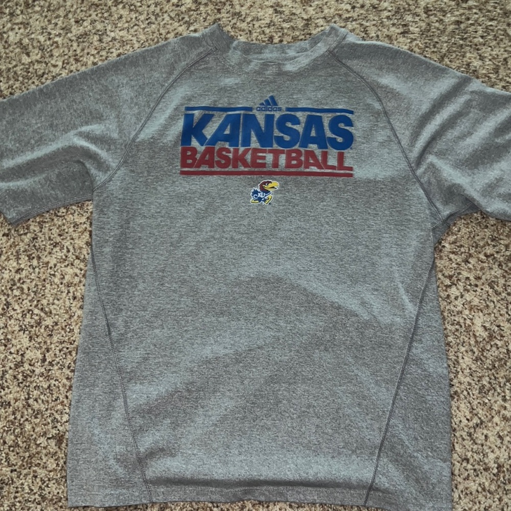 Adidas ClimaLite Kansas Basketball Shirt